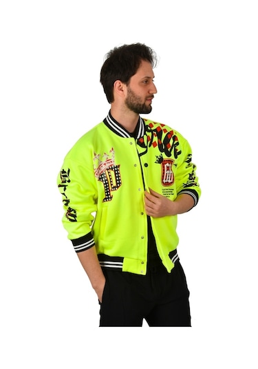 Deepsea Erkek Sarı Çıtçıtlı Kolej Mont 2304764 Sarı