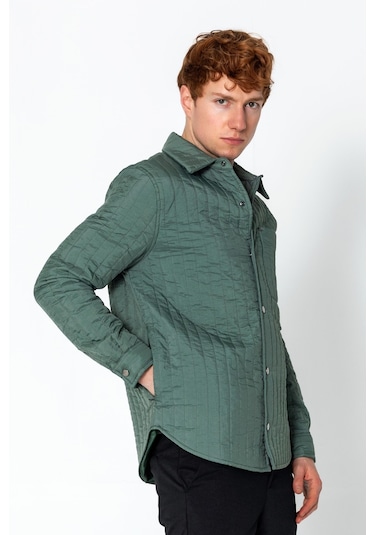 Erkek Regular Çok Cepli Astarlı Kısa Mont 001