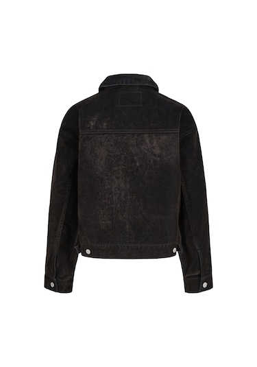 Kadin Denim Ceket - Mia - 12283025 Brown Denim