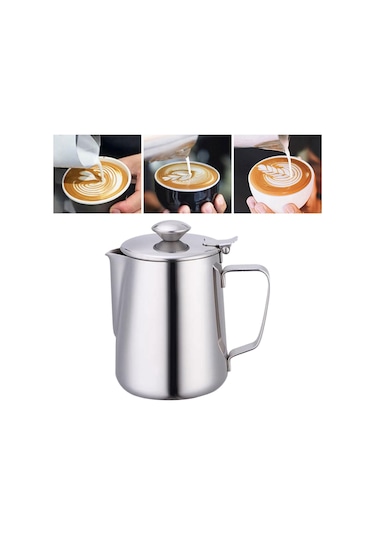 Suntek Süt Köpürtme Sürahi Dökme Sürahisi Kahve Ev Bar 1500-ml