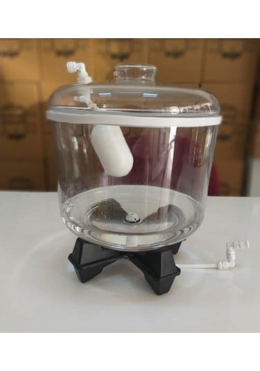 Waco Sebil Üstü % 100 Cam Fanus Aparat Takımı Şeffaf