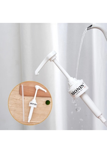 Siyah-kahve 1 Litre Dağıtıcı Şurup Pompası Berry Pompa Kafası Monin Şurubu 10ml İçin Siyah Sıvı Dağıtıcı