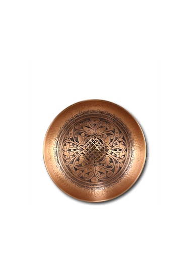 Özel İşlemeli Bakır Hamam Tası 20 CM Bakır