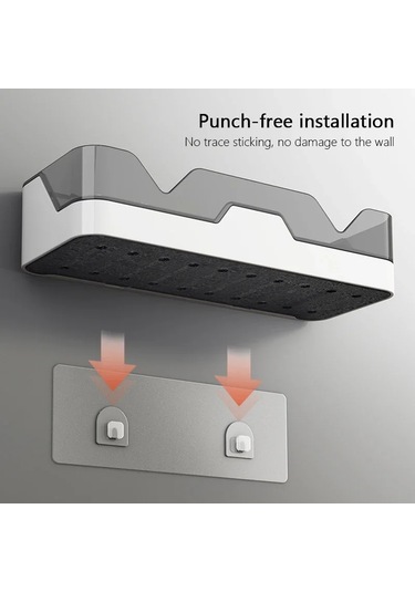 Yeni Banyo Raf Organizatör Duş Depolama Rafı Siyah Köşe Rafları Çok Renkli