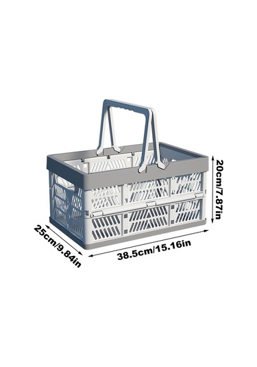 Xiaaokeji Açık Katlanır Piknik Sepeti Taşınabilir Kamp Depolama Konteyner B Pembe