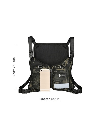 Artfulabode Yeleği: Ve Su Reflektif Kamuflaj Geeroyoo Geçirmez Çok Cepeli Balıkçı Ayarlanabilir, Bq Kamuflaj