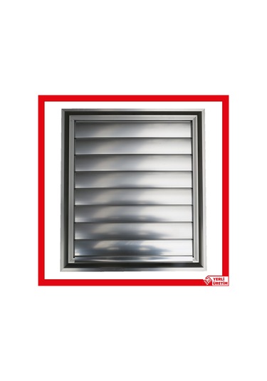 Tem Menfez Piramit Parlak Krom Alüminyum Yüzeysel Banyo Menfezi