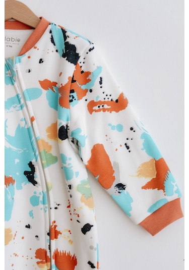 Lilabio Kız Erkek Çocuk %100 Pamuk 1.5 Tog Desenli Uyku Tulumu Çok Renkli