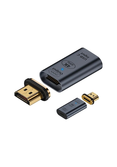 Ally Hdmı To Type-c 4k 60hz Mıknatıslı Çevirici Otg Adaptör