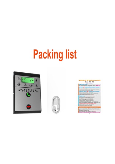 Kablosuz İnterkom Sistemi Akıllı Dijital Sesli Arama Hs6964b-2