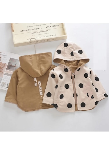 Modavals Kız & Erkek Çocuk Puantiyeli Çift Taraflı Açık Krem& Kahverengi Yağmurluk 489756230 Kahverengi Modavals Kız & Erkek Çocuk Puantiyeli Çift Taraflı Açık Krem& Kahverengi Yağmurluk 489756230 Kahverengi