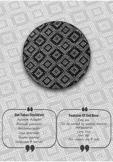 Chilai Home Hoja Banyo Halısı Djt 2'li Set Beyaz