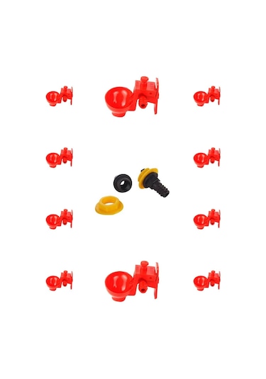 Biltek Otomatik Tavuk ve Civciv Suluk 10 Adet + 1 Adet Depo Aparatı