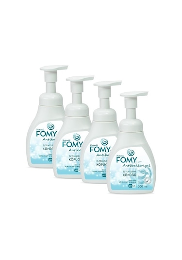 Fomy Antibakteriyel Köpük Sabun El Temizleme Köpüğü 300 ML x 4