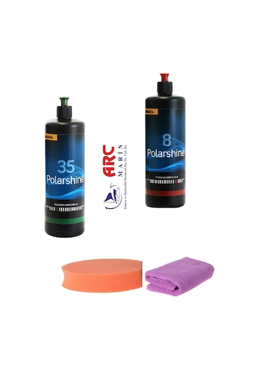 Epoksi Masa Parlatma Seti-Pasta ve Cila Büyük Set Polisaj