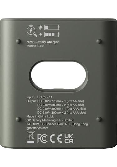 Gp B441 Usb Pilsiz Şarj Cihazı Aa-aaa İçin