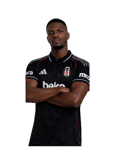 Beşiktaş Lisanslı Adidas Forma Lazer Kutu Siyah-beyaz