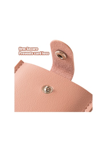 Tenfowee Kırmızı Pu Deri Gizli Çekmeli Kartlık, 5 Kartlı Kapasite, Basma Kapağı İle Güvenli Kart Saklama Aleti