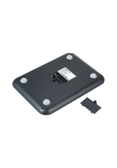 Geeroyoo Su Geçirmez 10kg Hassas Alüminyum Mutfak Terazisi - Lcd Ekranlı Taşınabilir Tartı Siyah