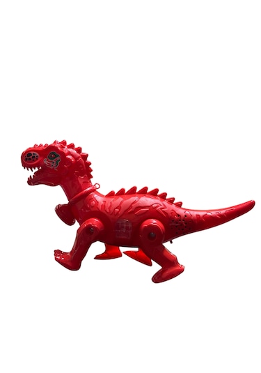 Pilli Işıklı Müzikli Dinozor Kırmızı
