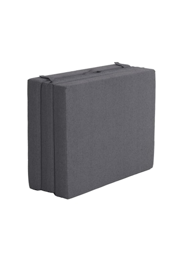 Neosleep Katlanır Yatak Yer Yatağı Misafir Yatağı Yoga Yatağı Kamp Yatağı Katlanır Yatak 10 Cm Kalınlık Neo009 Gri