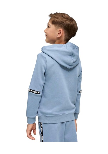 Puma X Hot Wheels Graphic Mavi Unisex Çocuk Sweatshirt 000000000102278297 Mavi