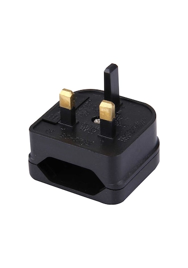 Bs-5732 Taşınabilir Ab Fiş - İngiltere Fiş Adaptörü Güç Soketi Sigortalı Seyahat Dönüştürücü