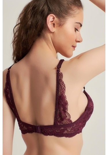 Le Jardin 5040 Cybele Brodeli Silikonlu Taşlı Push Up Sütyen Takı