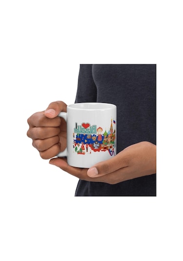 Rusya Kupa Bardak 2 Adet Seyahat Hatıra Russia Mug