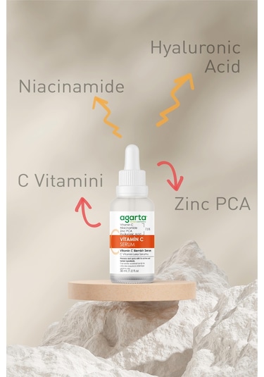 Agarta Aydınlatıcı Koyu Leke Karşıtı Vitamin C Serum 30 ML