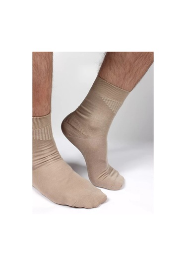 Brso Erkek Çorapları / 5 Çift Set 164064688 Bej