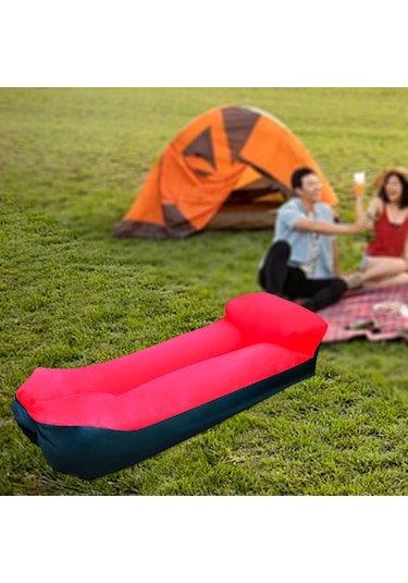 Suntek Şişme Şezlong Yetişkinler Ve Çocuklar Için Trend Kırmızı