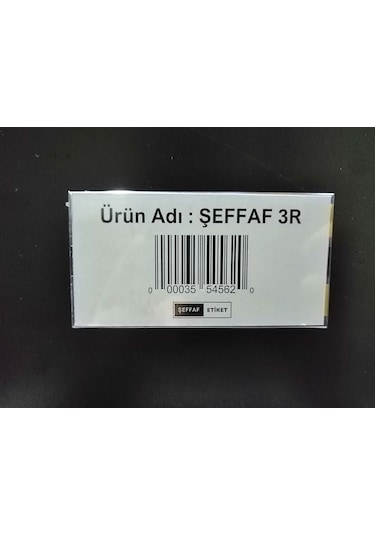 10 Adet C Tipi 5 x 10 CM Depo Raf Etiketlik Yapışkanlı İsimlik