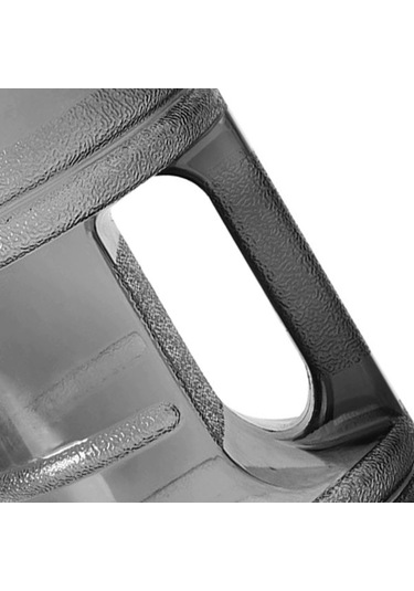 Novahub Büyük Kapasiteli Su Şişesi 2.2l Kulplu Kahramanlık Karıştırıcı Şişe Dış Mekan Fitness Koşu Spor Salonu Antrenmanı Plastik Spor Şişeleri Koyu Gri Koyu Gri