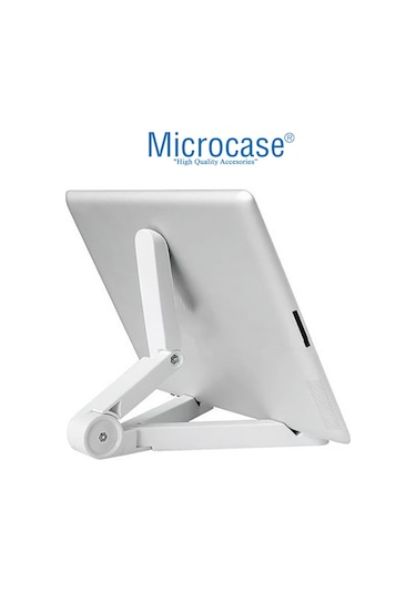 Microcase Masaüstü Katlanabilir Telefon Tablet Stand Beyaz Al2457