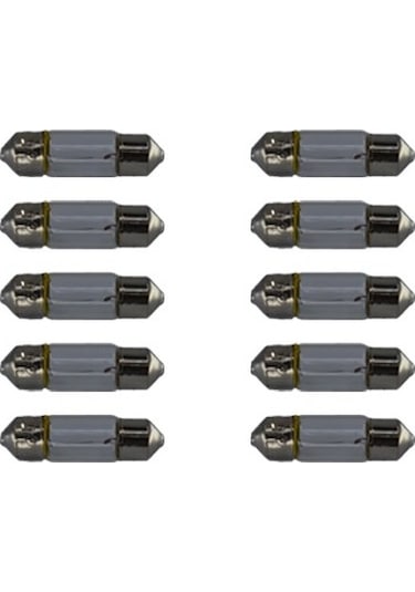 10 Adet 12V 3W Sofit Ampul 31mmX8mm