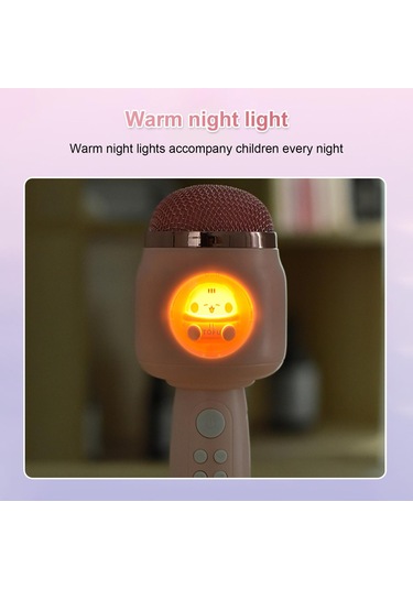 Kablosuz Bt Mikrofon Taşınabilir El Mikrofonu Değişken Ses Fonksiyonu Dahili Ses Sistemi 1200mah