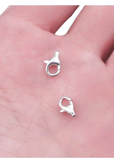 925 Ayar Gümüş Kolye Kilidi Armut Model 1 Adet 5 Mm