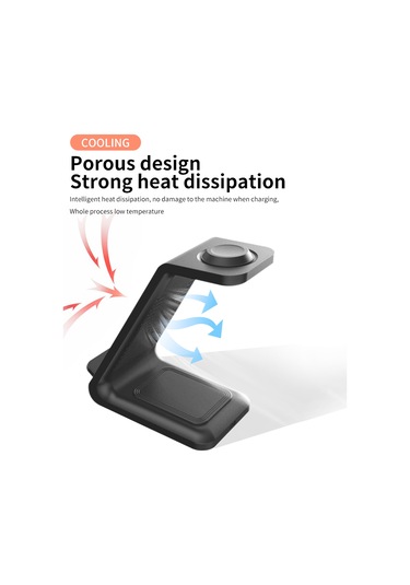 Springsun 4 İn 1Kablosuz Manyetik Şarj Standı