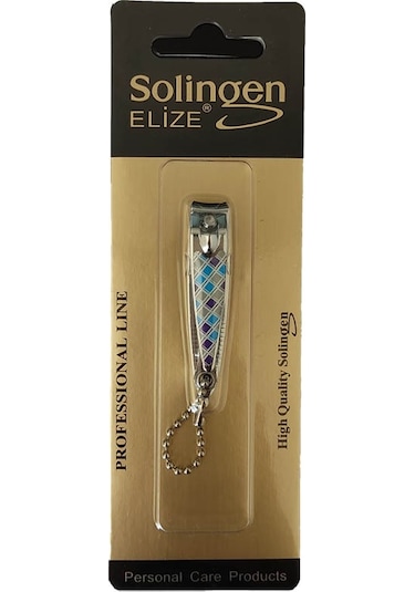 SOLİNGEN ELİZE TIRNAK MAKASI ORTA BOY DESENLİ 602 E