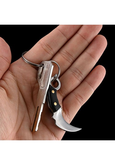 MSO Outdoor Paslanmaz Çelik Mini Pençe Çakı Siyah