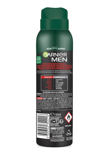Garnier Men Lekesiz Koruma Antiperspirant Erkek Deodorant 150 ML