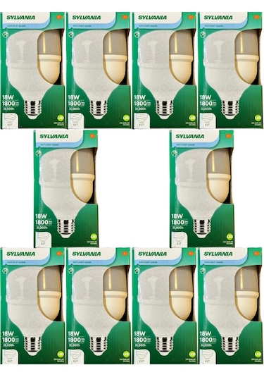 Sylvania 18w 6500k Beyaz Işık E27 Duylu Torch Ampul 10 Adet