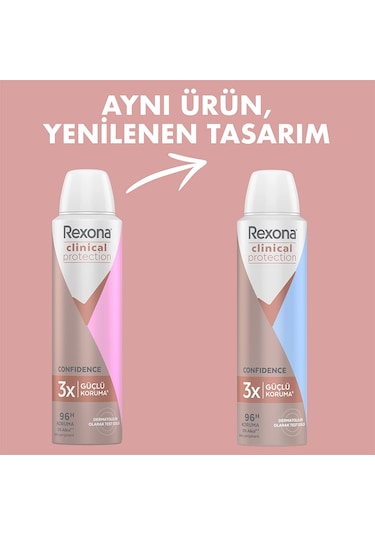 Rexona Clinical Protection Kadın Sprey Deodorant 2 x 150 ML