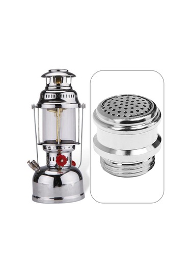 Suntek Retro Fener Püskürtme Kafa Çadırı Fener Gümüş