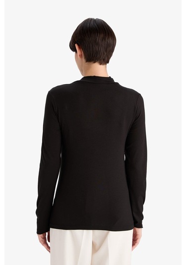 Defacto Bisiklet Yaka Uzun Kollu Üst-fall İn Love F5034ax25wnbk81 Siyah-bk81