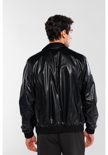 Tamer Tanca Erkek Hakiki Deri Siyah Deri Mont 415 K-873 Erk Dr Mont Sk24/25 Sıyah Dr Siyah