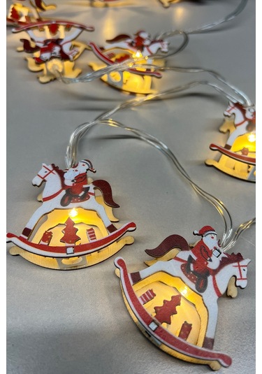 Kızaklı At Yılbaşı Led Işık Gün Işığı