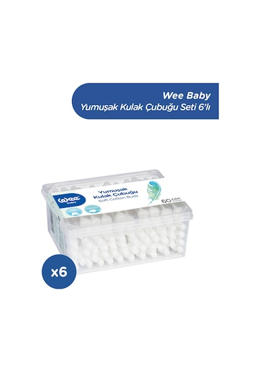 Emniyetli Kulak Temizleme Çubuğu Seti (60x6 360 Adet)