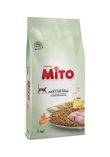 Mito Tavuklu Yetişkin Kedi Maması 5 x 1 KG